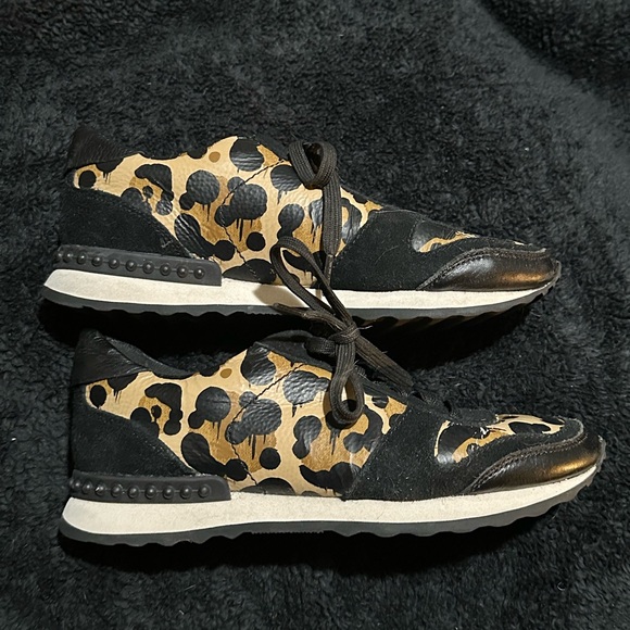 COACH Black Cheetah Leopard Print Moonlight Wild Beast Sneaker Shoe Size 7 - Picture 3 of 11
